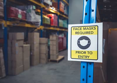 Face Mask Required Label