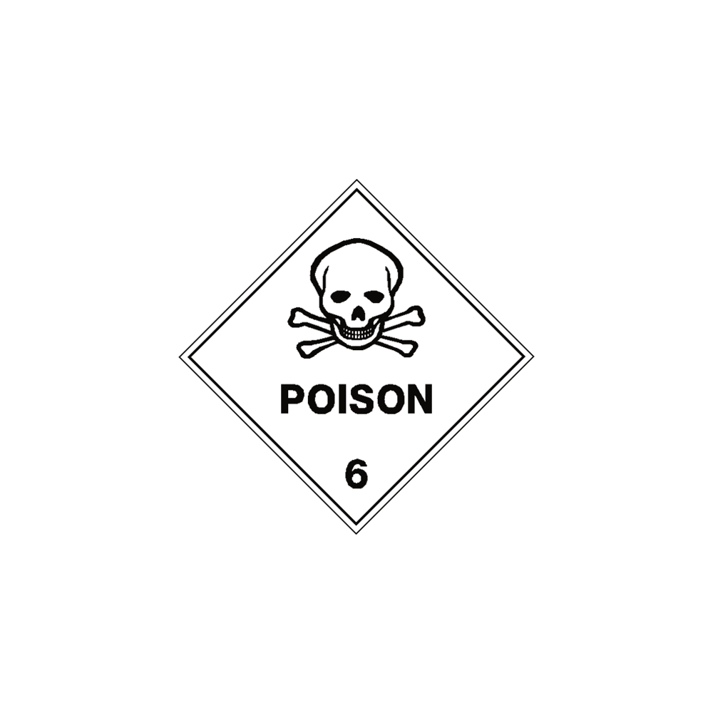 poison 6 label