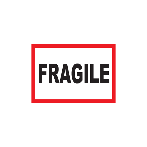 Fragile Labels White