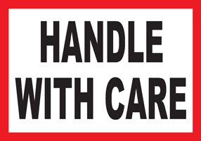 Handle With Care White
