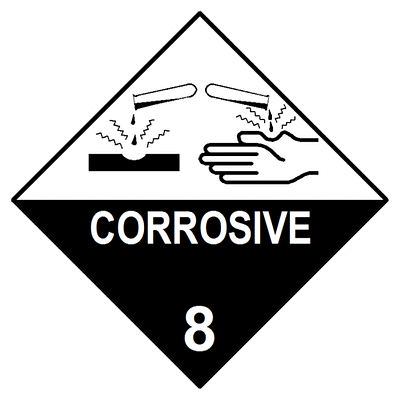 Corrosive Substance Label