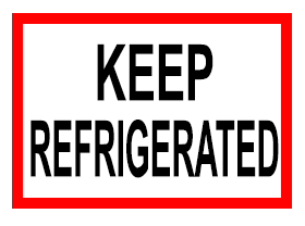 Keep Refrigerated White
